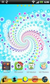GO Launcher EX Theme Fractals screenshot 7