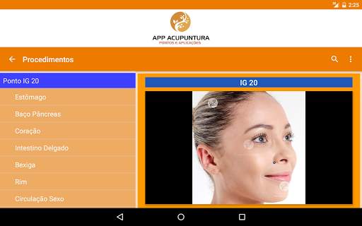 App Acupuntura Lite screenshot 7