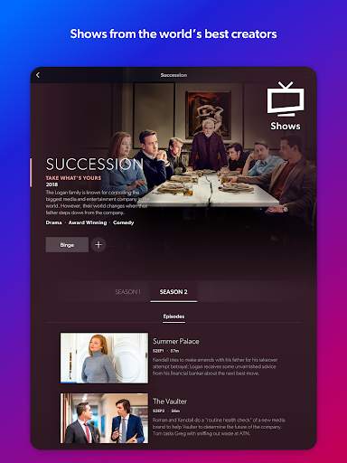 Binge for Android TV screenshot 2