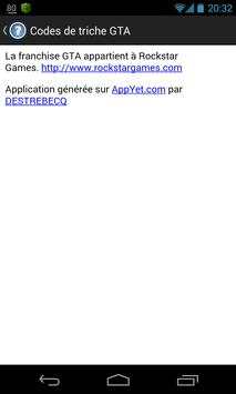 Cheats GTA screenshot 4