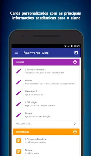 Água Viva App - Aluno screenshot 2