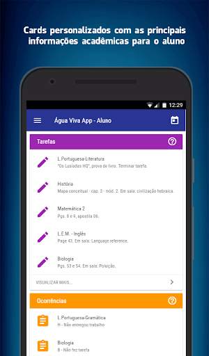 Água Viva App - Aluno screenshot 2