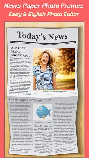 News Paper Photo Frame screenshot 2