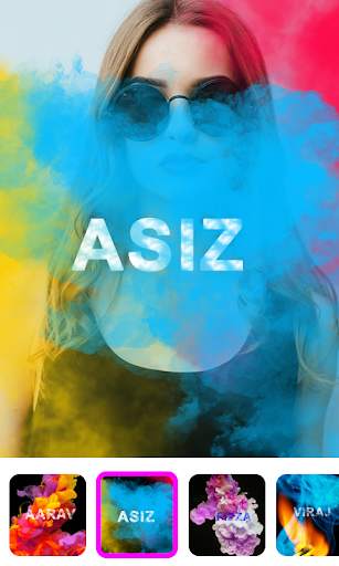 3D Smoke Effect Name Art Maker : Text Art Editor screenshot 2