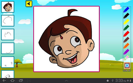 Draw & Color Chhota Bheem screenshot 16