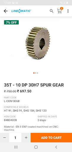 Line O Matic e-shop screenshot 4