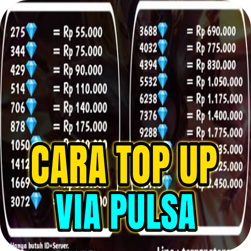 Cara Top Up Diamond Pakai Pulsa icon