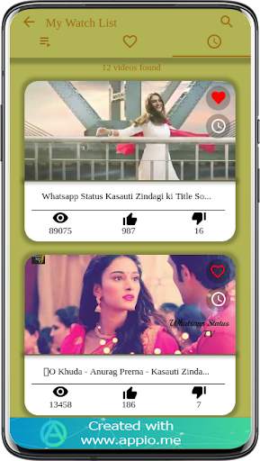 All serial video status screenshot 2