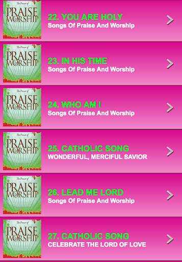 Songs Of Praise And Worship screenshot 4
