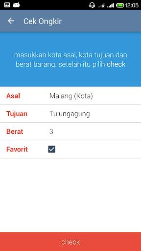 Ongkos Kirim JNE screenshot 4