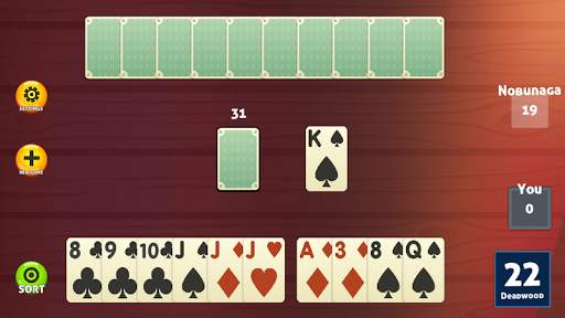 Gin Rummy Classic Offline screenshot 2