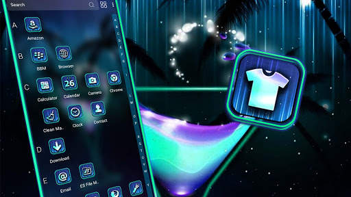 Neon Cocktail Launcher Theme screenshot 5