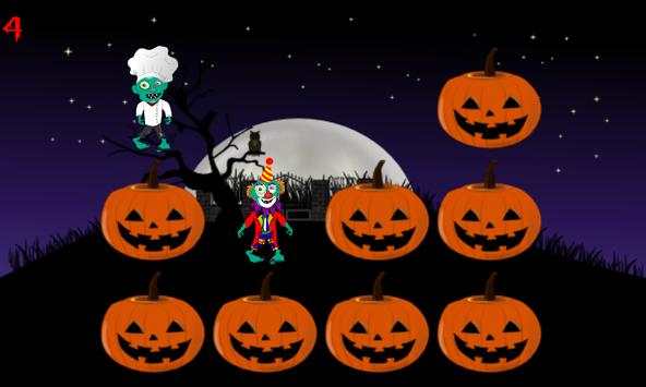 Halloween Zombie Memory Game screenshot 1
