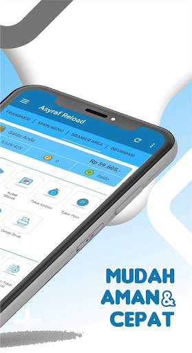 Asyraf Reload: Agen Pulsa & PPOB Murah 5 تصوير الشاشة