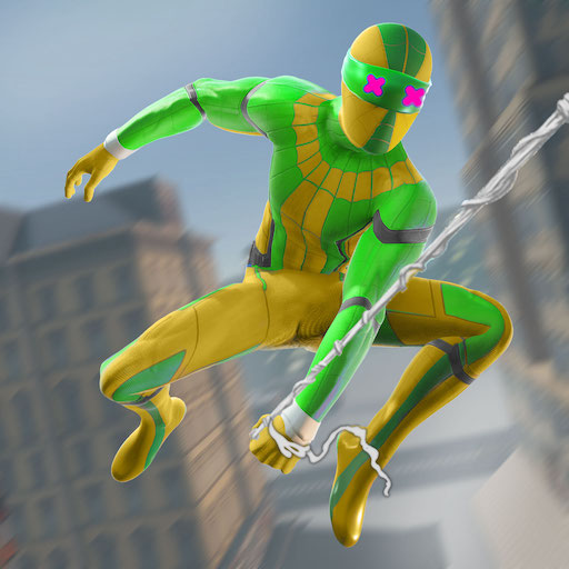 Spider Rope Hero Crime Fighter icon