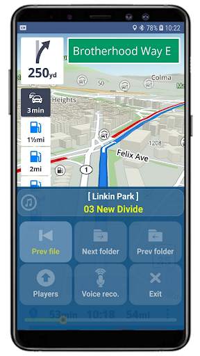 NaviPlayer - Car Media Player(Waze,Sygic,Maps) 5 تصوير الشاشة