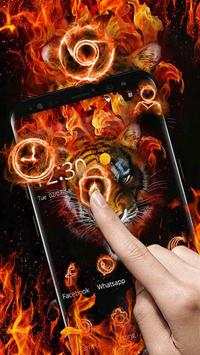Flaming Tiger Theme screenshot 2
