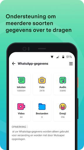 Wutsapper-WhatsApp-overdracht screenshot 4