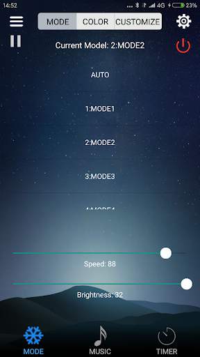 LED DMX screenshot 2