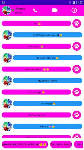 📱Call Pj Heroes Wasks - Funny - GEKKO Talk! screenshot 3