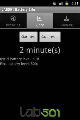 LAB501 Battery Life screenshot 2