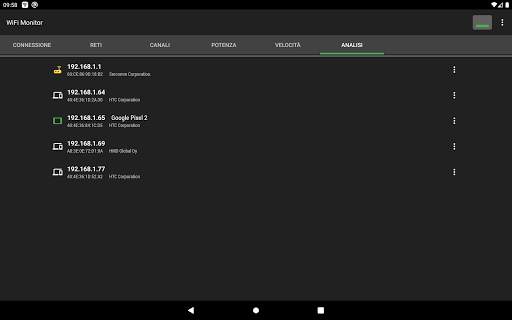 WiFi Monitor: analizzatore di reti Wi-Fi screenshot 10