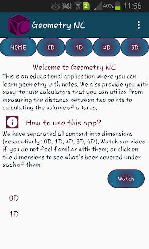 Geometry NC (Notes and Calculator) скриншот 1
