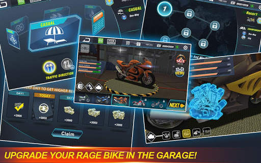 Rage Biker: Traffic Racing screenshot 4