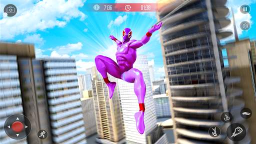 Amazing Spider Crime Hero: Gangster Rope Hero Game screenshot 2