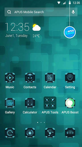 Mysterious-APUS Launcher theme screenshot 1
