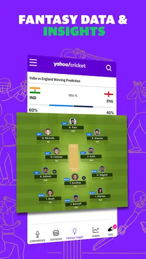 Yahoo Cricket App: Cricket Live Score, News & More screenshot 3