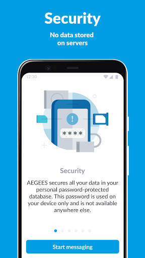 AEGEES messenger – chat, audio call and text screenshot 4