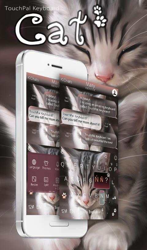 Cats Keyboard Theme screenshot 1