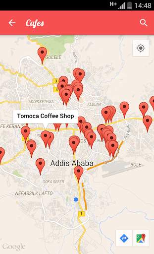 Zuret: Addis Ababa Places Map screenshot 3