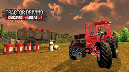 Tractor Driving Transport Simulation screenshot 13