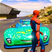 Superheroes Stunt Car of Racing Champions logo
