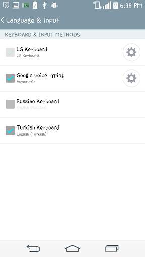 Turkish Keyboard स्क्रीनशॉट 2