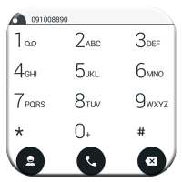 Dialer theme Droid L BWhite