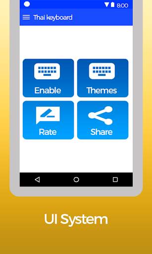 Thai Language Keyboard - English Thai Keyboard screenshot 1