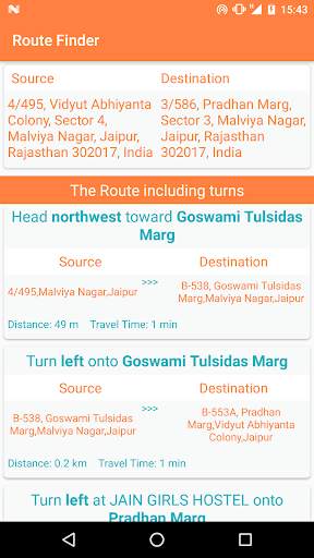 Driving Route Finder screenshot 4