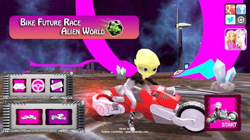 Bike Future Race Alien World by Kaufcom screenshot 8