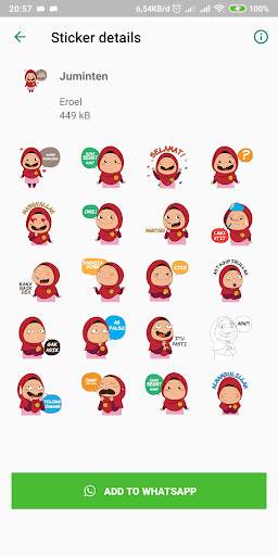 Stiker Kartun Whatsapp screenshot 5