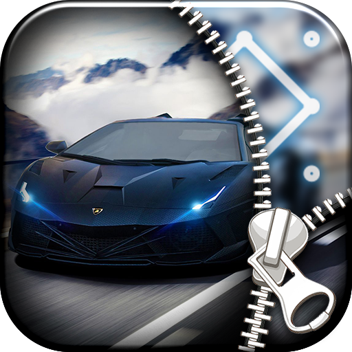 Car Zipper Lock Screen أيقونة