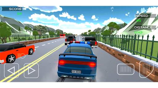 Polygon Traffic Racer 3D: Highspeed Highway Games 10 تصوير الشاشة