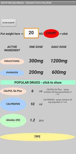 Medicines- Drugs- Dosage- Fever screenshot 3