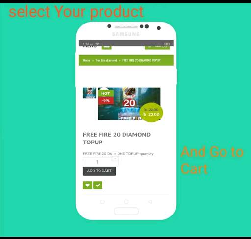 GNT Shop - Buy Free 💎 Fire Di screenshot 2