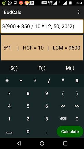 BodCalc - A BODMAS Calculator screenshot 3