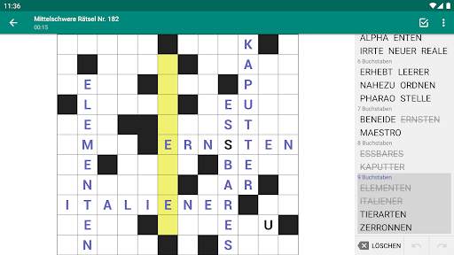 Kreuzgitter Wort Rätsel screenshot 13
