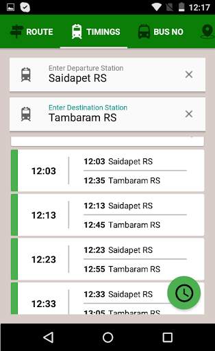 MTC bus route screenshot 6