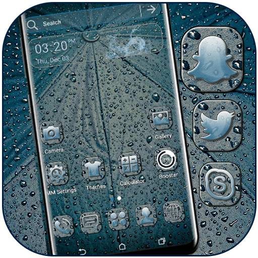 Rainy Umbrella Launcher Theme 1.0